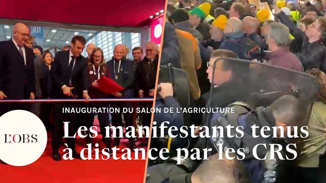 Sous les huées, Emmanuel Macron inaugure le Salon de l'Agriculture