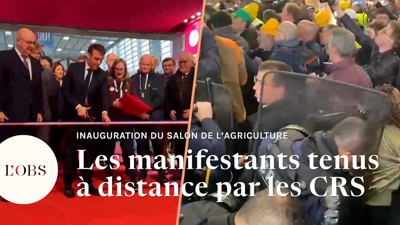 Sous les huées, Emmanuel Macron inaugure le Salon de l'Agriculture