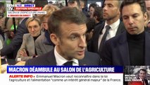 Emmanuel Macron, au Salon de l'agriculture: 