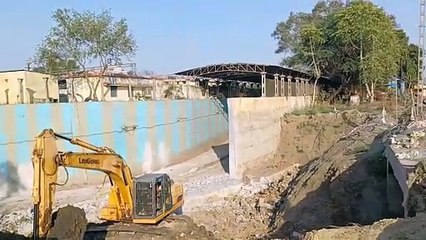 Underpass subway construction work started