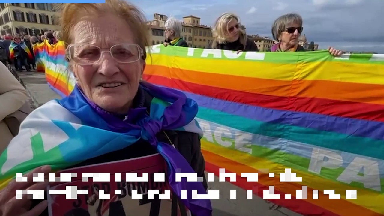 Firenze per la pace: "Basta guerre, basta violenza"