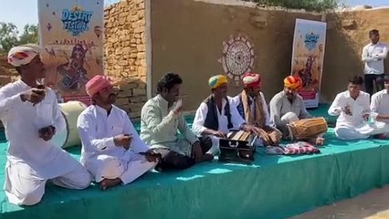 Video - Desert Festival 2024- कुलधरा: रंगोली, मांडणा एवं वॉल पेटिंग को देख मंत्रमुग्ध हुए मेहमान