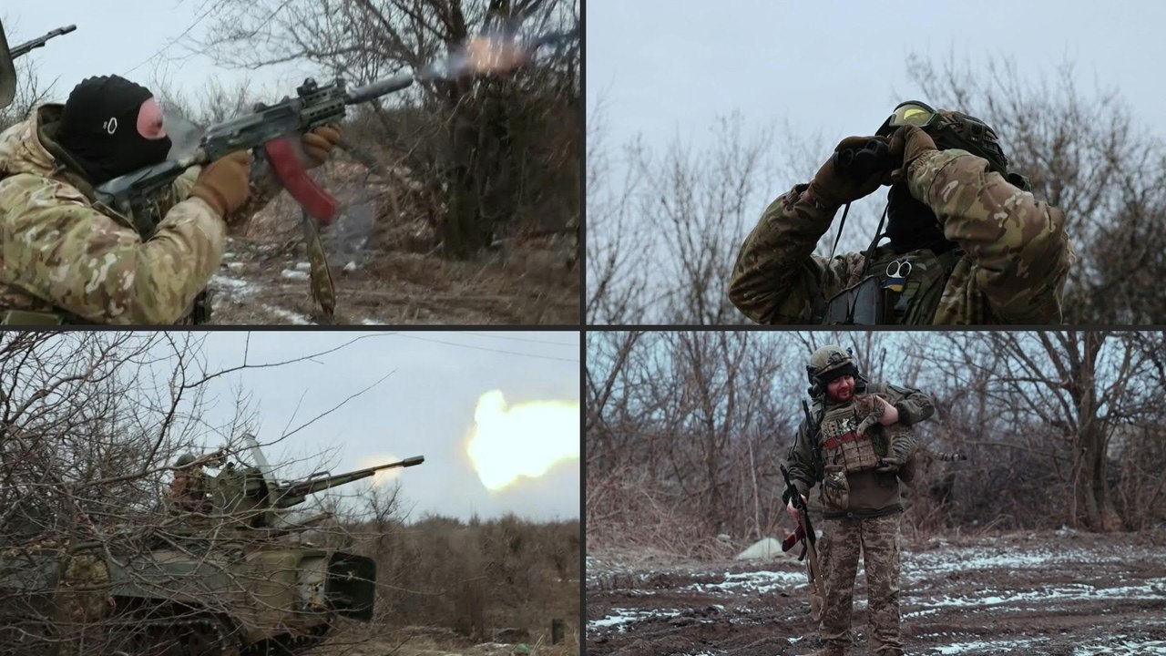 Ostukraine: Ukrainische Soldaten in der Defensive
