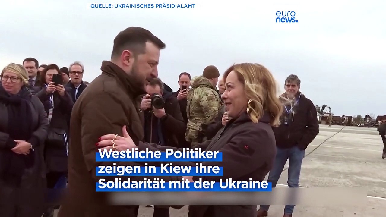 Mehrere EU-Staats- und Regierungschefs wollen in Kiew 'moralische Unterstützung' zum zweiten Jahrestag der russischen Invasion leisten