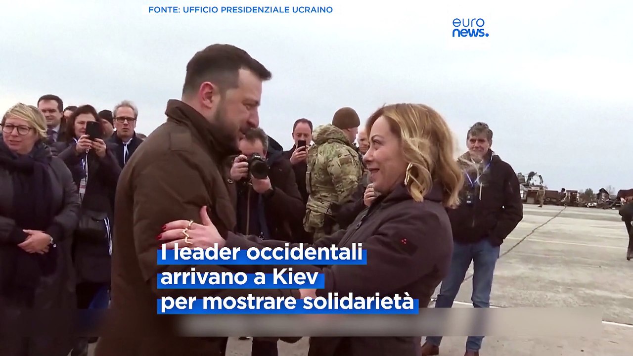 Ucraina: Meloni e von der Leyen a Kiev per il G7, il primo sotto la presidenza dell'Italia