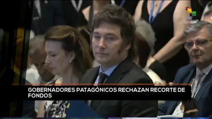 teleSUR Noticias 11:30 24-02: Gobernadores patagónicos rechazan recortes de fondos