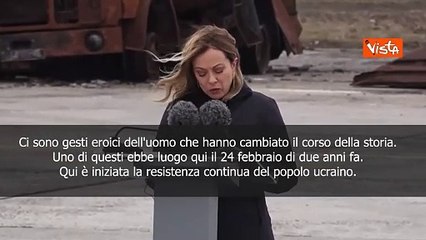 Meloni a Hostomel: Questo luogo ? il simbolo del fallimento di Mosca