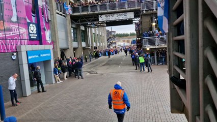 Scotland Team arrive for the 2024 Calcutta Cup at Murrayfield