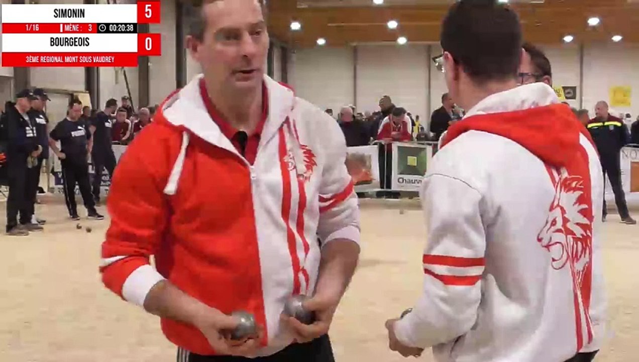 Mini Webtélé : Régional Hivernal Triplette 2024 de Mont-sous-Vaudrey - Pétanque au Boulodrome de Bans