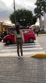 Busy Crosswalks In Peru