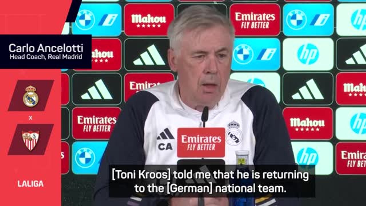 'Kroos isn't my son' - Ancelotti on Real Madrid star's future