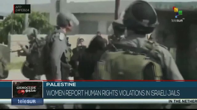 Palestinian women denounce human rights violations in Israeli prisons