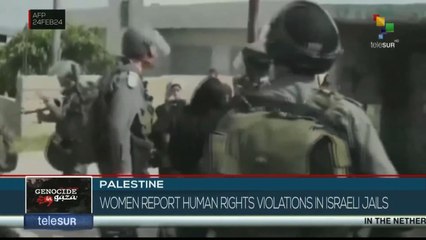 Palestinian women denounce human rights violations in Israeli prisons