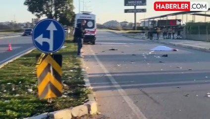 Ambulansın çarptığı motosiklet sürücüsü hayatını kaybetti