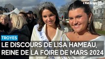 Ouverture de la Foire de mars à Troyes : le discours de la Reine 2024