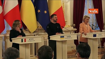 Europee, von der Leyen: "CIttadini Ue sanno che ? importante aiutare Kiev"