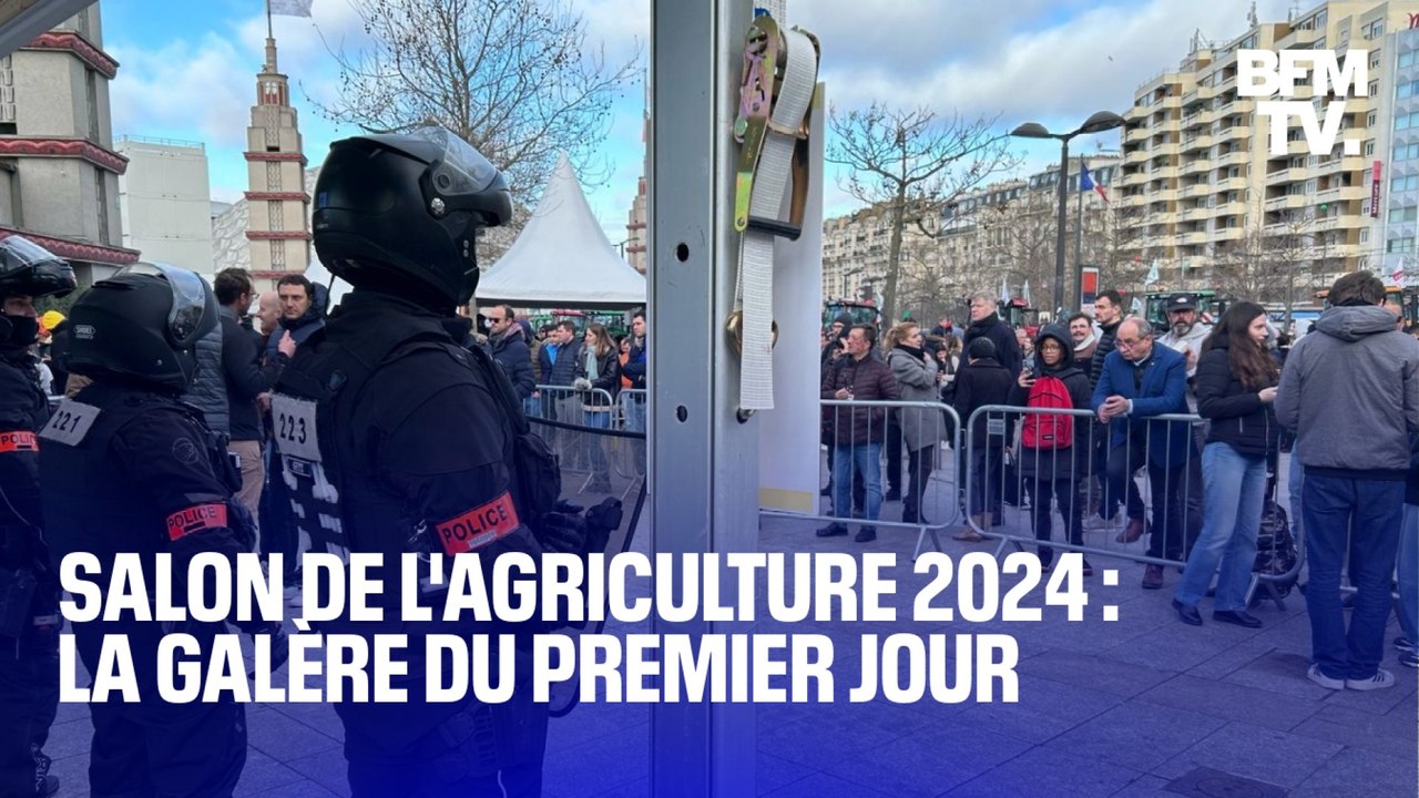 Ouverture tardive, hall inaccessible... Pour entrer dans le Salon de l'agriculture, il a fallu faire preuve de beaucoup de patience