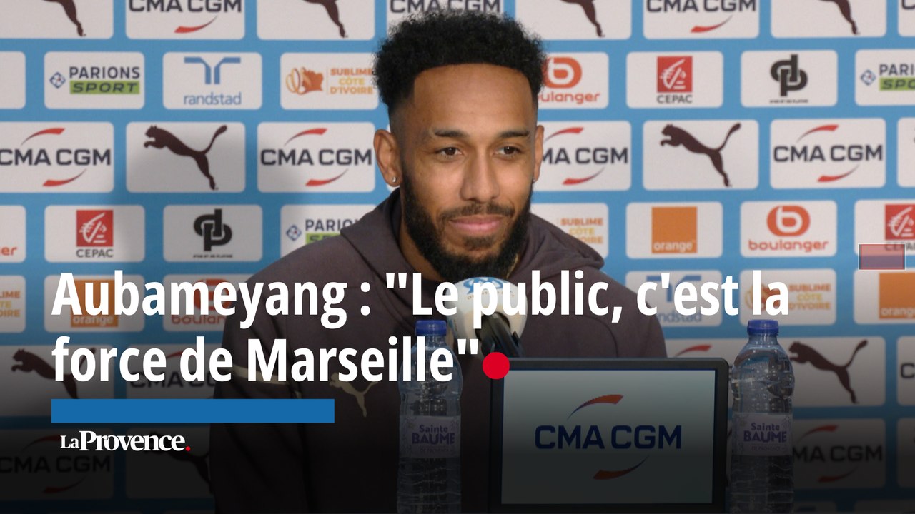 OM. Aubameyang : "Gasset nous apporte de la sérénité, du calme"