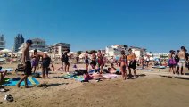 Lido di Jesolo, Italy Summer Holiday Weekend Beach Walk In August #Italy #LidodiJesolo #SummerHoliday #BeachWalk #August