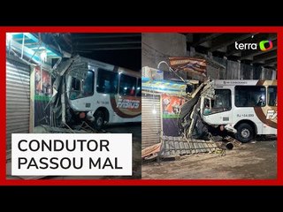 Motorista de ônibus desmaia ao volante e deixa nove feridos no RJ