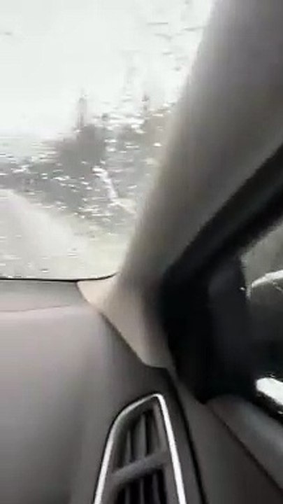 Lecco, Statale 36 imbiancata: non ? neve, ma grandine