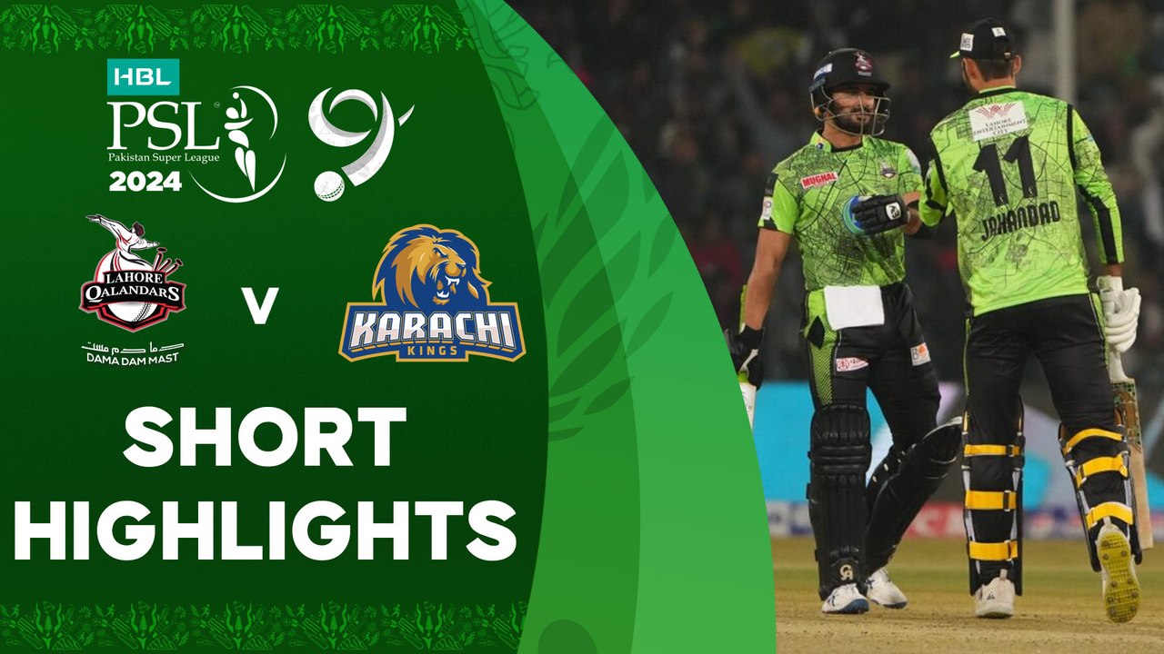 Short Highlights | Lahore Qalandars vs Karachi Kings | Match 10 | HBL PSL 9 | M1Z2U  #HBLPSL9 I #KhulKeKhel I #LQvKK