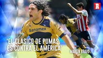 CHIVAS vs PUMAS no representa un CLÁSICO para MARTÍN BRAVO