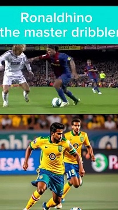 Ronaldhino was a master dribbler