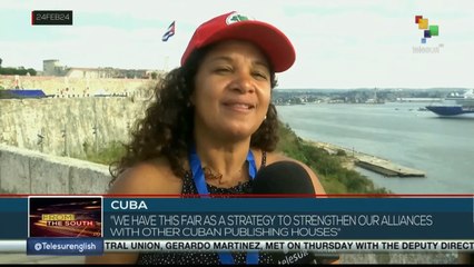 Cuba: Brazil's Landless Movement honored during a ceremony at Book Fair