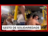 Passageiros fazem vaquinha para motorista de ônibus que trabalhava no Réveillon: 'Ele merece'