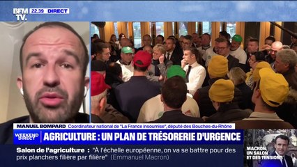 Plan de trésorerie d'urgence pour les agriculteurs: "On ne peut pas être contre", affirme Manuel Bompard (LFI)