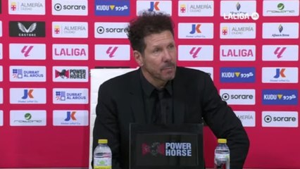 Rueda de prensa de Simeone tras el Almería vs. Atlético de Madrid de LaLiga EA Sports