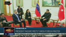 Venezuela: President Maduro meets with Turkish Foreign Minister