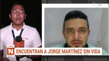 Encuentran a Jorge Martinez sin vida