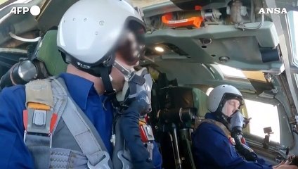 Putin in volo sul nuovo bombardiere nucleare