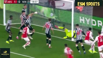 Arsenal vs Newcastle 4-1 Full Match Highlights 2024