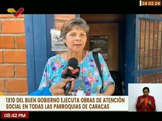 Habitantes del sector La Esperanza en Cotiza fueron beneficiados por el 1x10 del Buen Gobierno