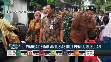 Warga Demak Antusias Ikut Pemungutan Suara Ulang