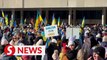 Thousands show support for Ukraine in Canada on anniversary of Russian invasion