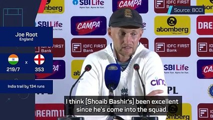 Root lauds 'excellent' Bashir after four-wicket haul