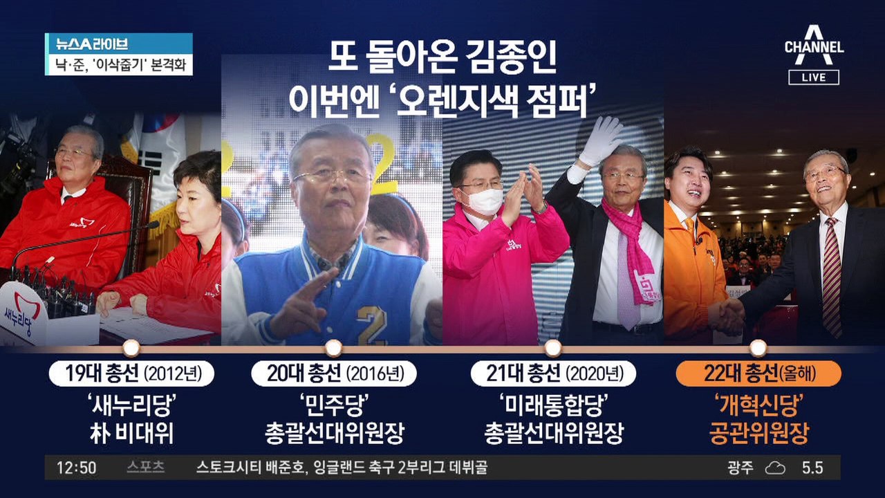 또 돌아온 김종인…이번엔 ‘오렌지색 점퍼’