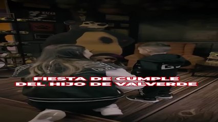 Celebración de cumpleaños del hijo de Valverde 🎉