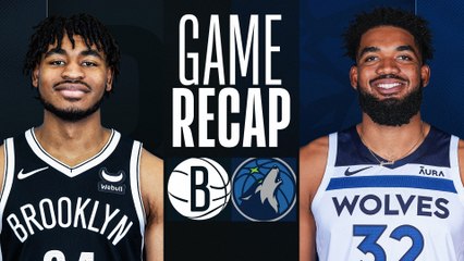 Game Recap: Timberwolves 101, Nets 86