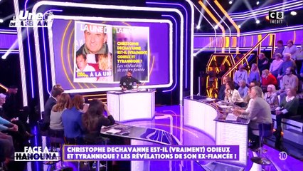 L'ancienne fiancée de Christophe Dechavanne l'accuse chez Cyril Hanouna, de harcèlement moral, de comportement violent et d'humiliations : "J'espère donner à d'autres le courage de parler"