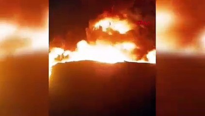 Çiftçinin sulama boruları ateşe verildi