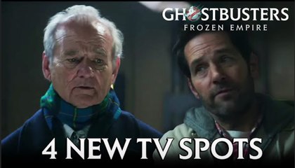 Ghostbusters: Frozen Empire | 4 New TV Spots - Bill Murray, Paul Rudd