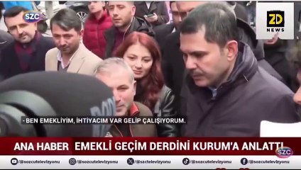 Emekli vatandaştan Murat Kurum'a isyan: Sizi 20 sene savundum artık yüzüm yok savunmaya