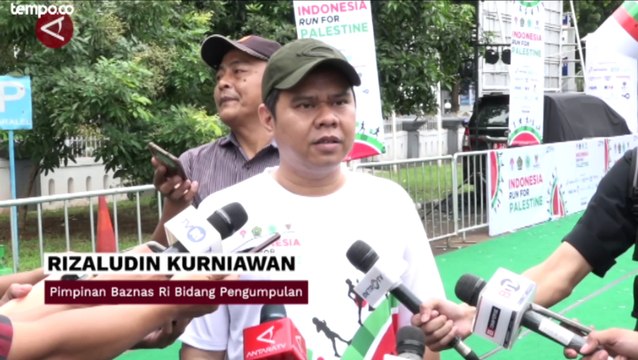 BAZNAS dan Kemenpora Gelar Lari Marathon ‘Indonesia Run for Palestine’