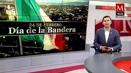 Ceremonia conmemorativa al Día de la Bandera en el aeropuerto Felipe Ángeles