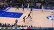 KAT posterizes Claxton with one-handed slam
